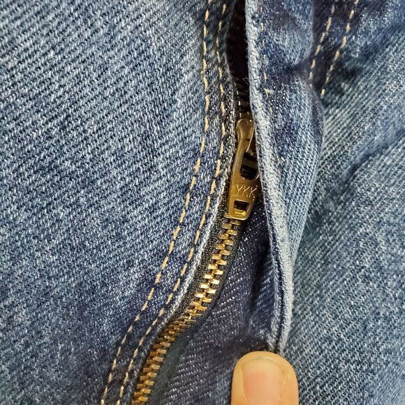 Lee Jeans Mens 38x32 Blue Slim Fit Stretch Denim Classic Straight Leg - Picture 10 of 13